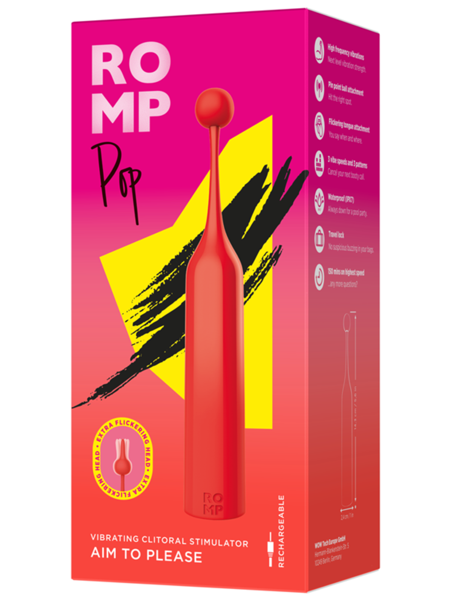 Love Honey Romp Pop High Frequency Clitoral Stimulator - Clit Ticklers and Pulsators