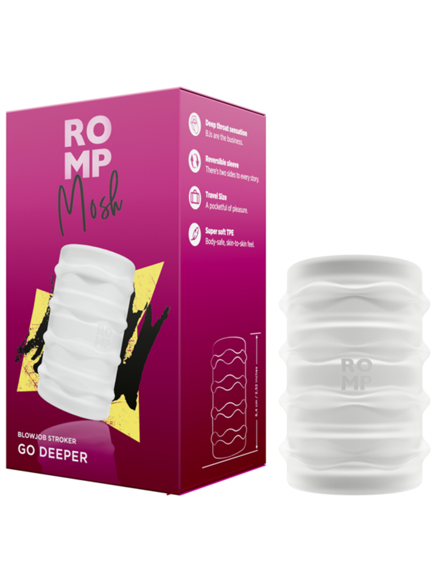 Love Honey Romp Mosh Manual Mini Male Stroker - Masturbators and Strokers