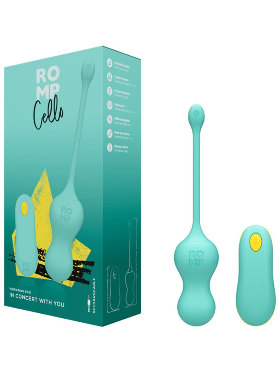 Love Honey Romp Cello Remote Control Vibrating Egg - Love Eggs and Kegel Exercisers