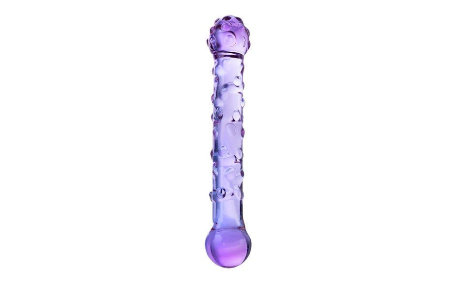 Sexus Dual Ender Glass Dildo Duo 19.6cm Pink - Glass Sex Toys