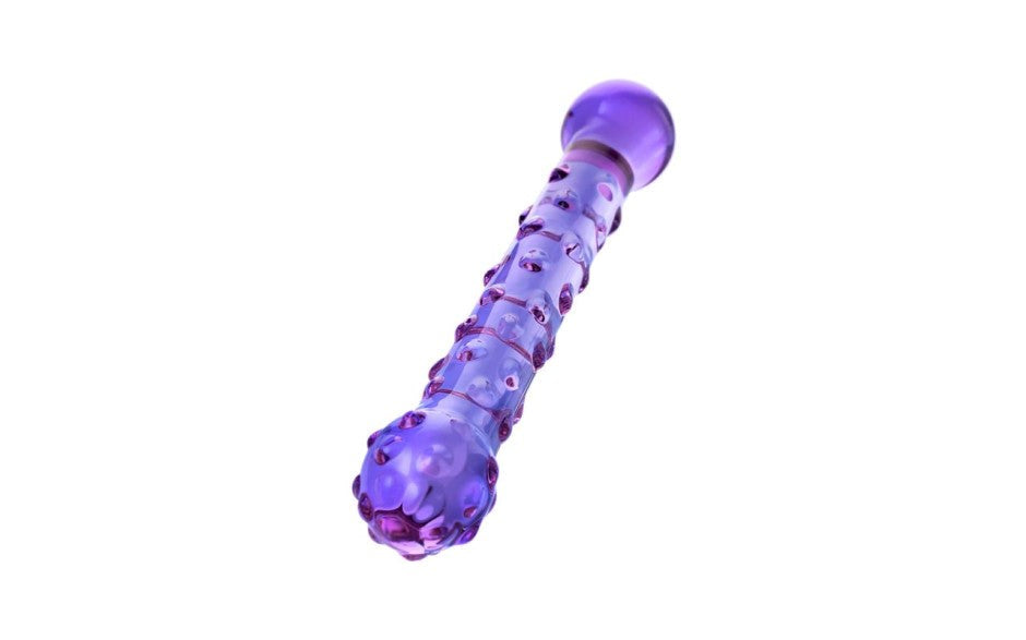 Sexus Dual Ender Glass Dildo Duo 19.6cm Pink - Glass Sex Toys