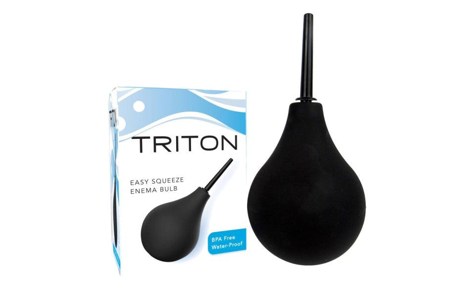 Shibari Triton Easy Squeeze Enema Bulb - Enemas and Douches