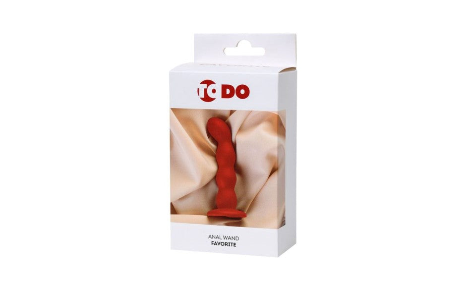 ToDo Favorite Ribbed Textured Anal Wand - Butt Plugs