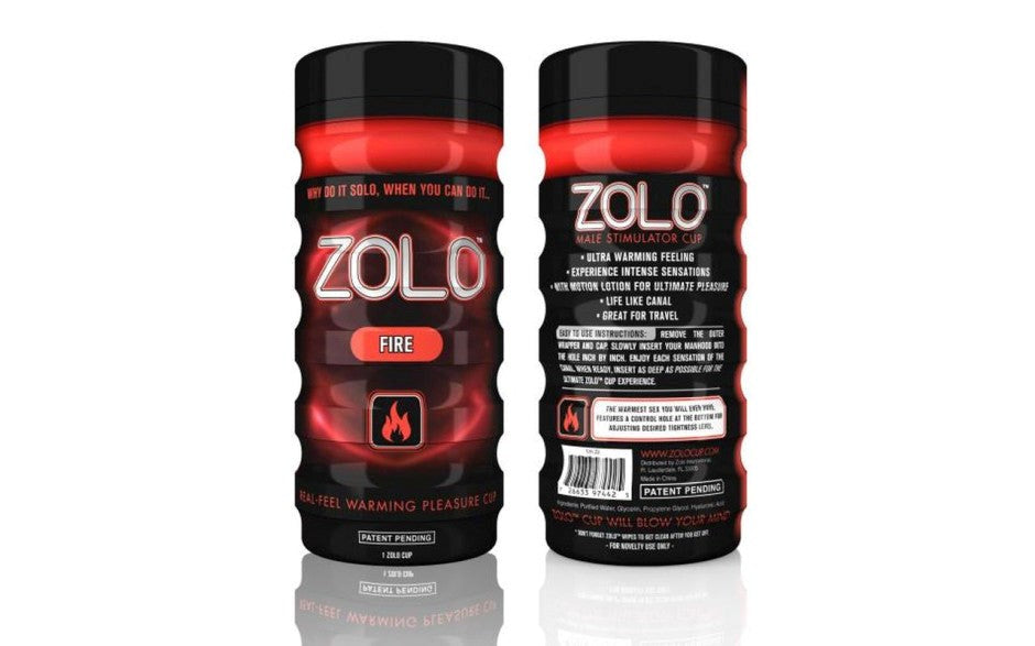 Zolo Fire Ultra Warming Sensations Male Masturbator Cup - Masturbators and Strokers