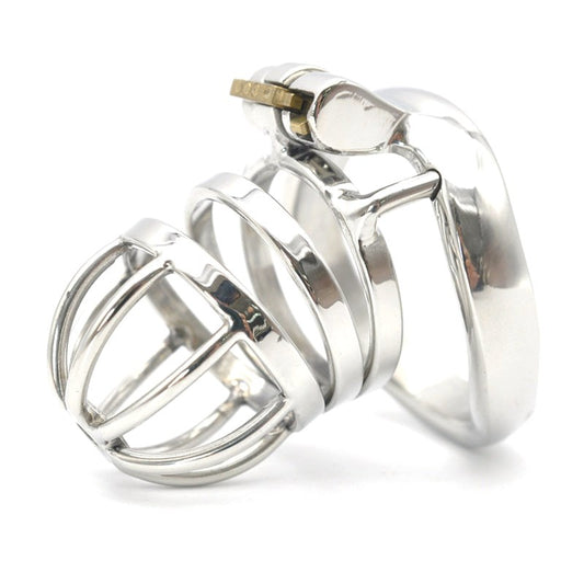 BDStyle New Bent Ring Male Chastity Cock Cage