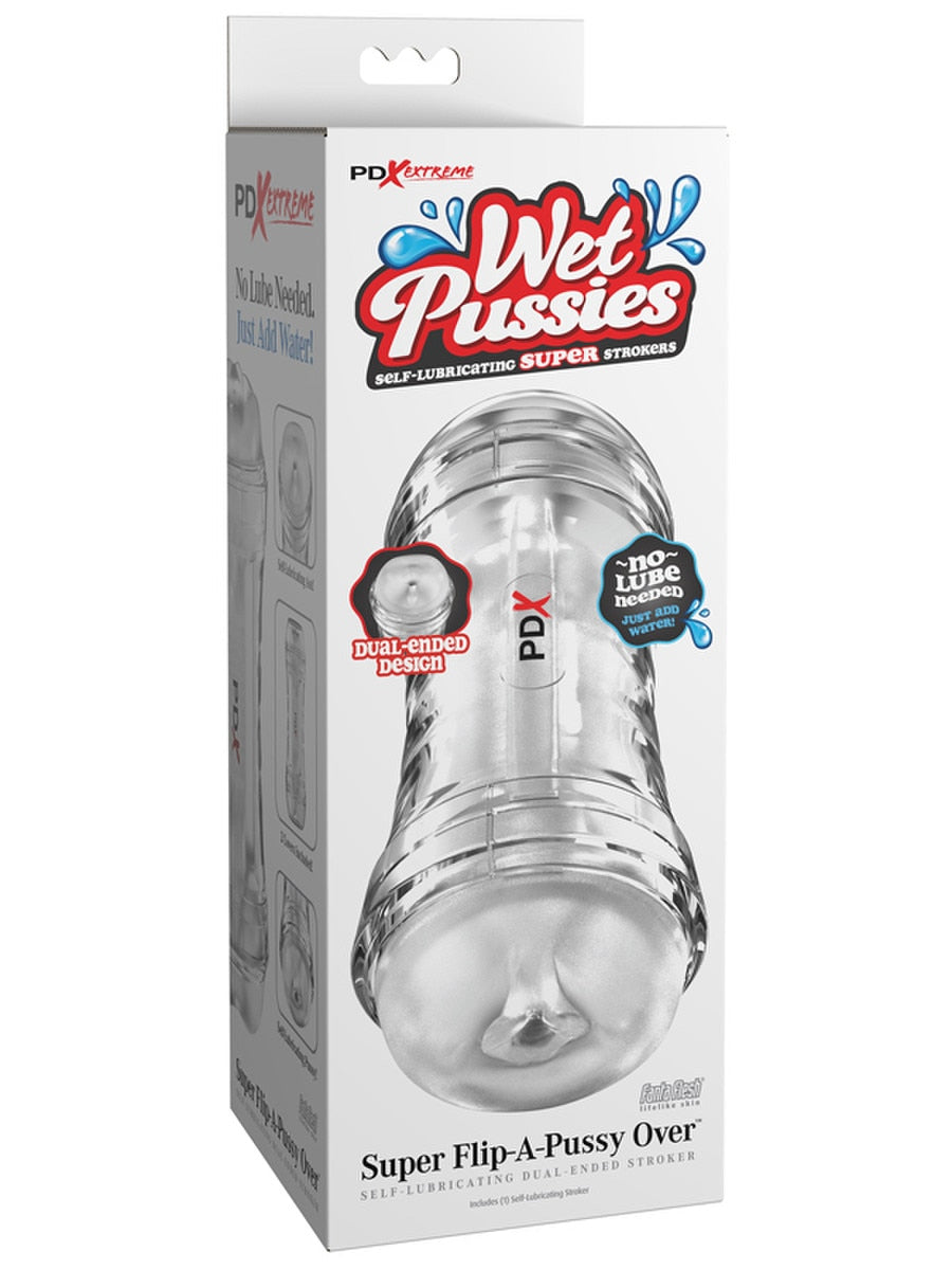 PDX Extreme Wet Pussies Super Flip-A-Pussy Over Stroker - Masturbators and Strokers