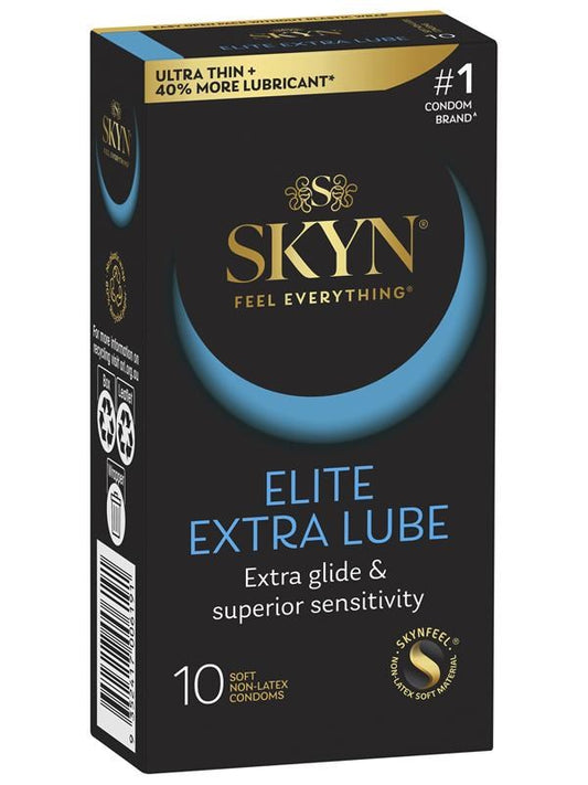 Skyn Elite Extra Lubricated Ultra Thin Condoms 10 Pack