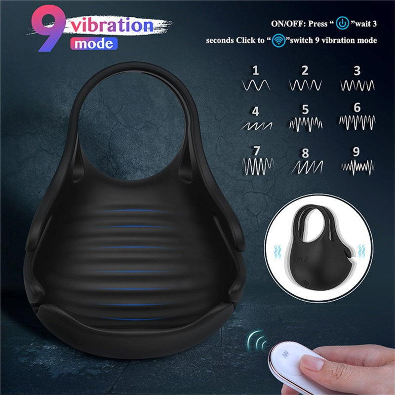 S-Hande Nest Scrotum Vibrating Mens Cock Ring - Vibrating Cock Rings