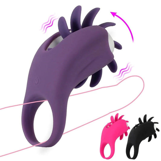 BDStyle Tongue Licking 10 Functions Cock Vibrator