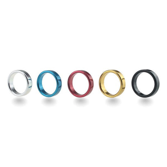 BDStyle Colorful Sex Delay Aluminum Mens Cock Ring Medium