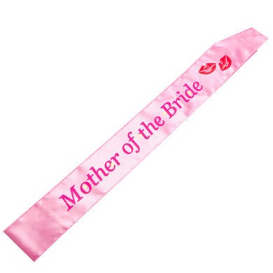 MDI Pink Flashing Mother Of The Bride Sash - Party Gifts and Novelties
