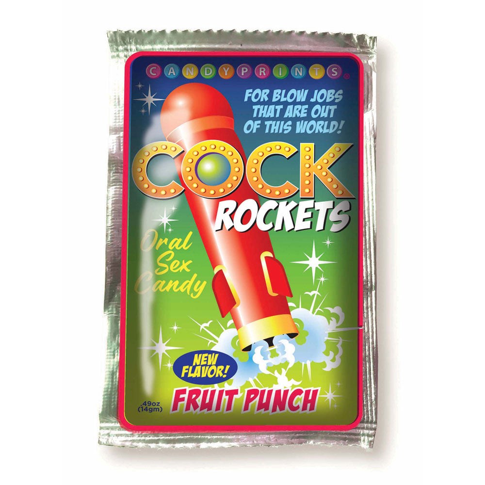 Little Genie Cock Rockets Flavoured Oral Sex Candy 15 grams - Party Gifts and Novelties