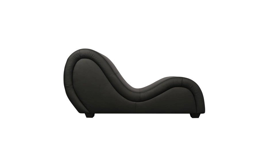 Daytona Kama Sutra Mebon Chaise Love Lounge Leather Black - Sex Furniture