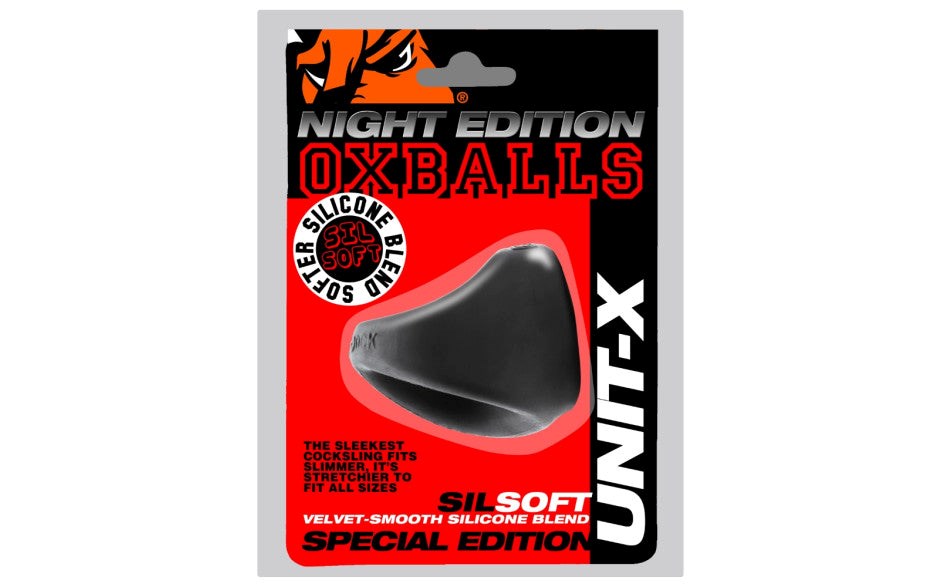 OxBalls Unit X Stretchy Slimmer Fit Mens Cock Ring Night Edition - Stretchy Cock Rings