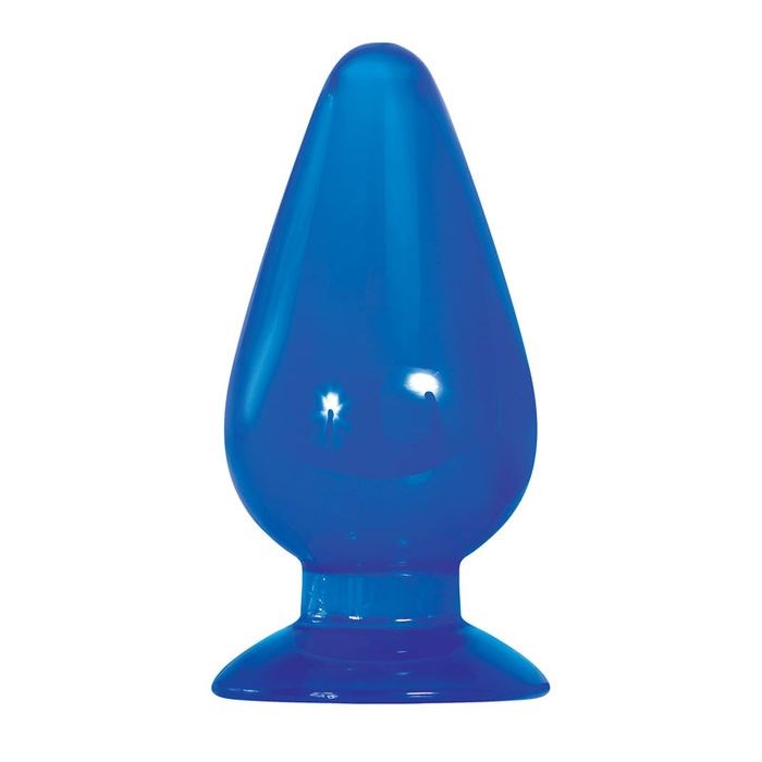 Adam And Eve Big Blue Jelly Backdoor Butt Plug Playset 3 Sizes - Butt Plugs