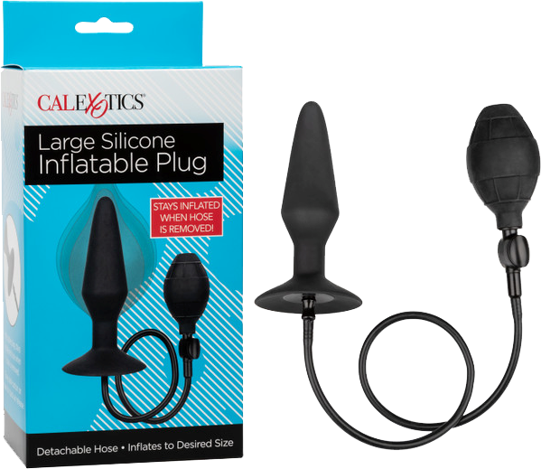 California Exotics Silicone Inflatable Butt Plug Large - Butt Plugs