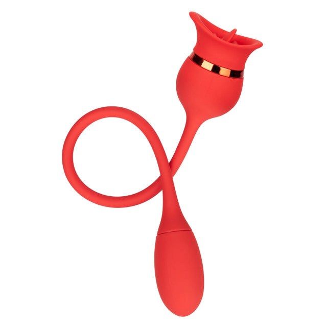 French Kiss Casanova Multi Function Clitoral Stimulator Massager Red - Clit Ticklers and Pulsators