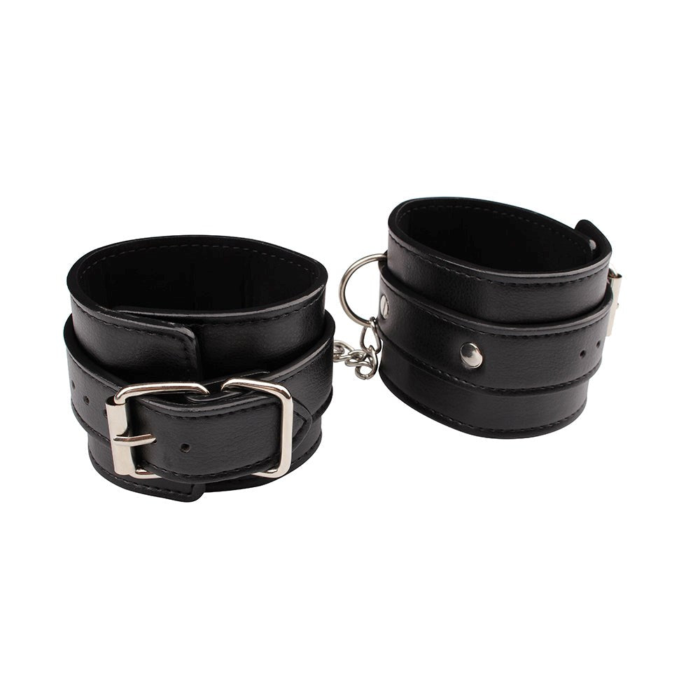 Behave Adjustable Classic Hand Cuffs Black - Cuffs And Restraints