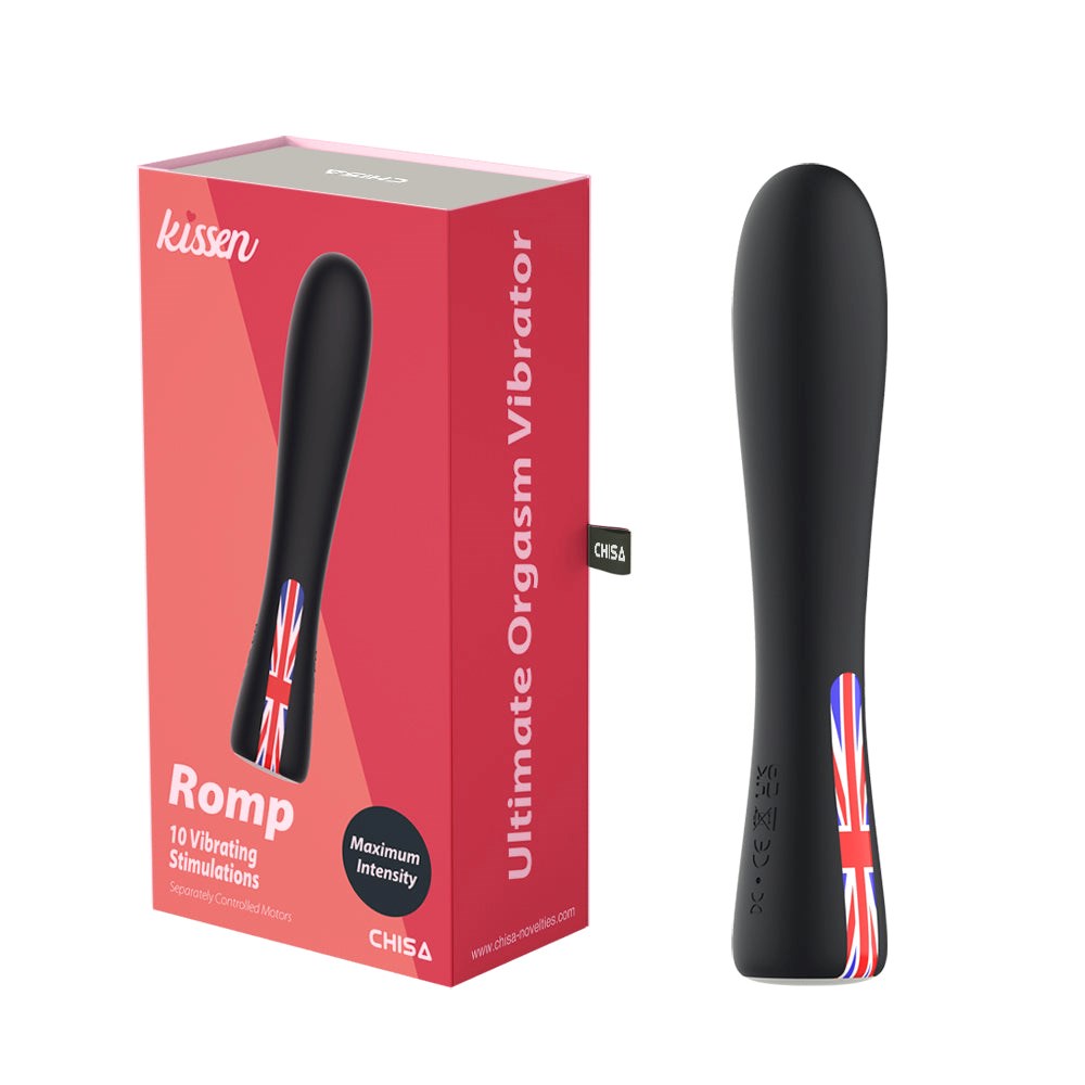Kissen Romp 10 Function G Spot Vibrator Black - G-Spot Vibrators