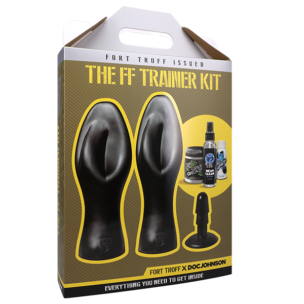 Doc Johnson Fort Troff FF Trainer BDSM Play Sex Kit Black - Bondage Kits