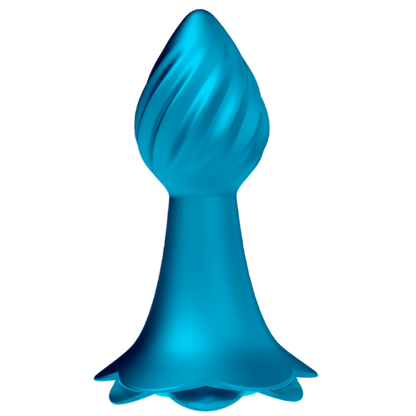 Iceberg Rose 10 Rhythms Vibrating Anal Plug - Butt Plugs