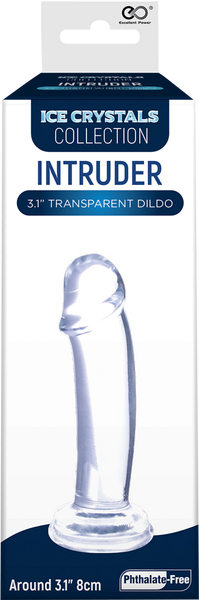 Ice Crystals Collection Intruder Transparent Realistic Dildo Clear - Realistic Dildos