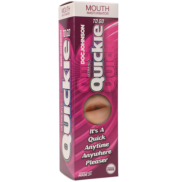 Doc Johnson Quickies To Go ULTRASKYN Male Masturbator Mouth - Masturbators and Strokers