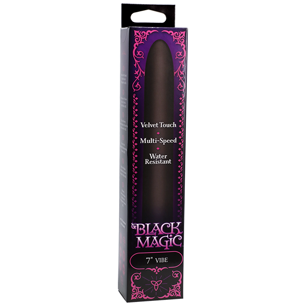 Black Magic Classic Multi Speed Bullet Massager 7 Inch Black - Bullet Vibrators