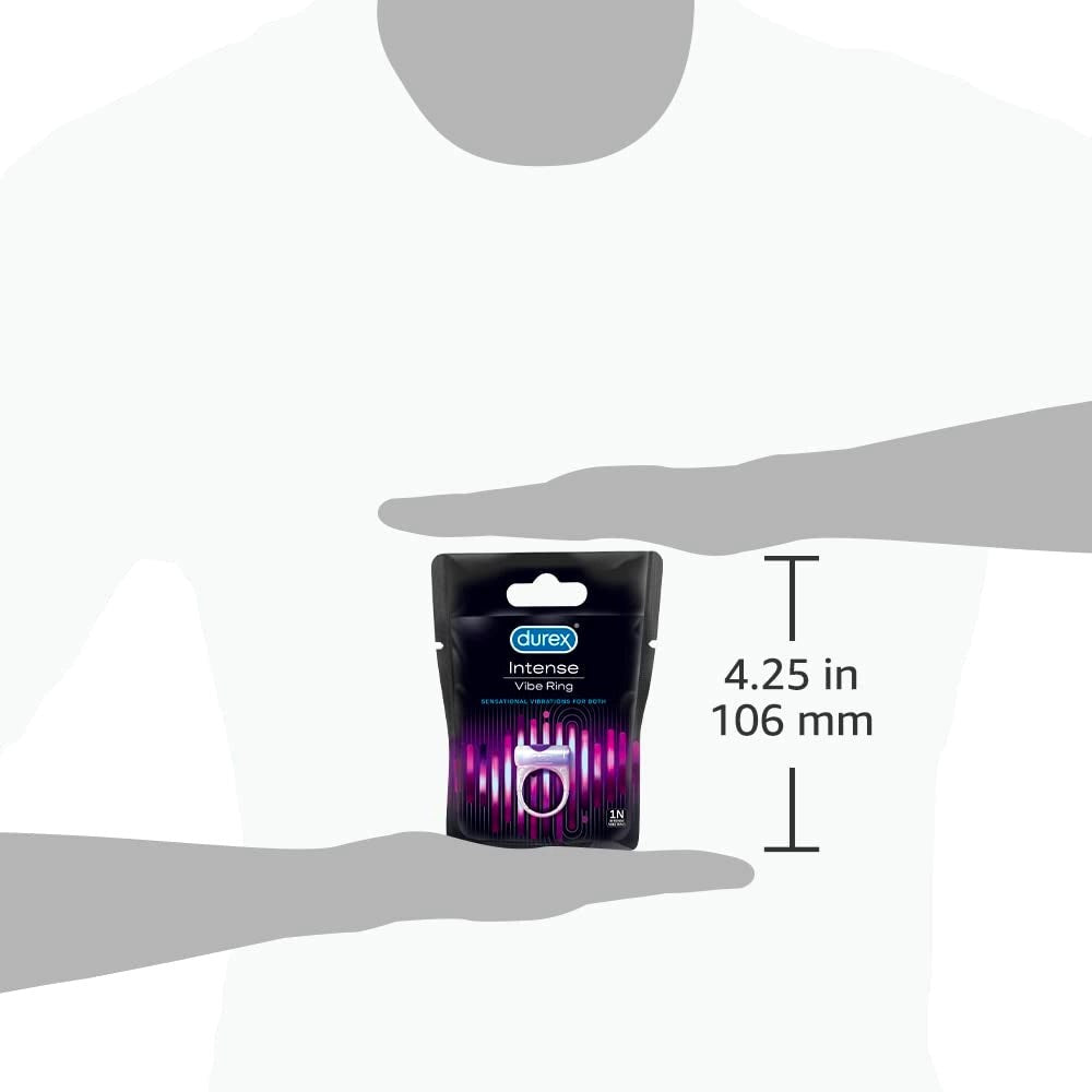 Durex Play Vibrations Mens Cock Ring Stimulator - Vibrating Cock Rings