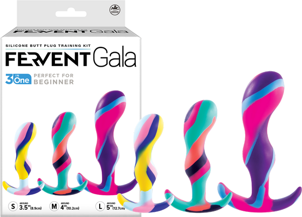 Fervent Gala Silicone Butt Plug Training Kit - Butt Plugs