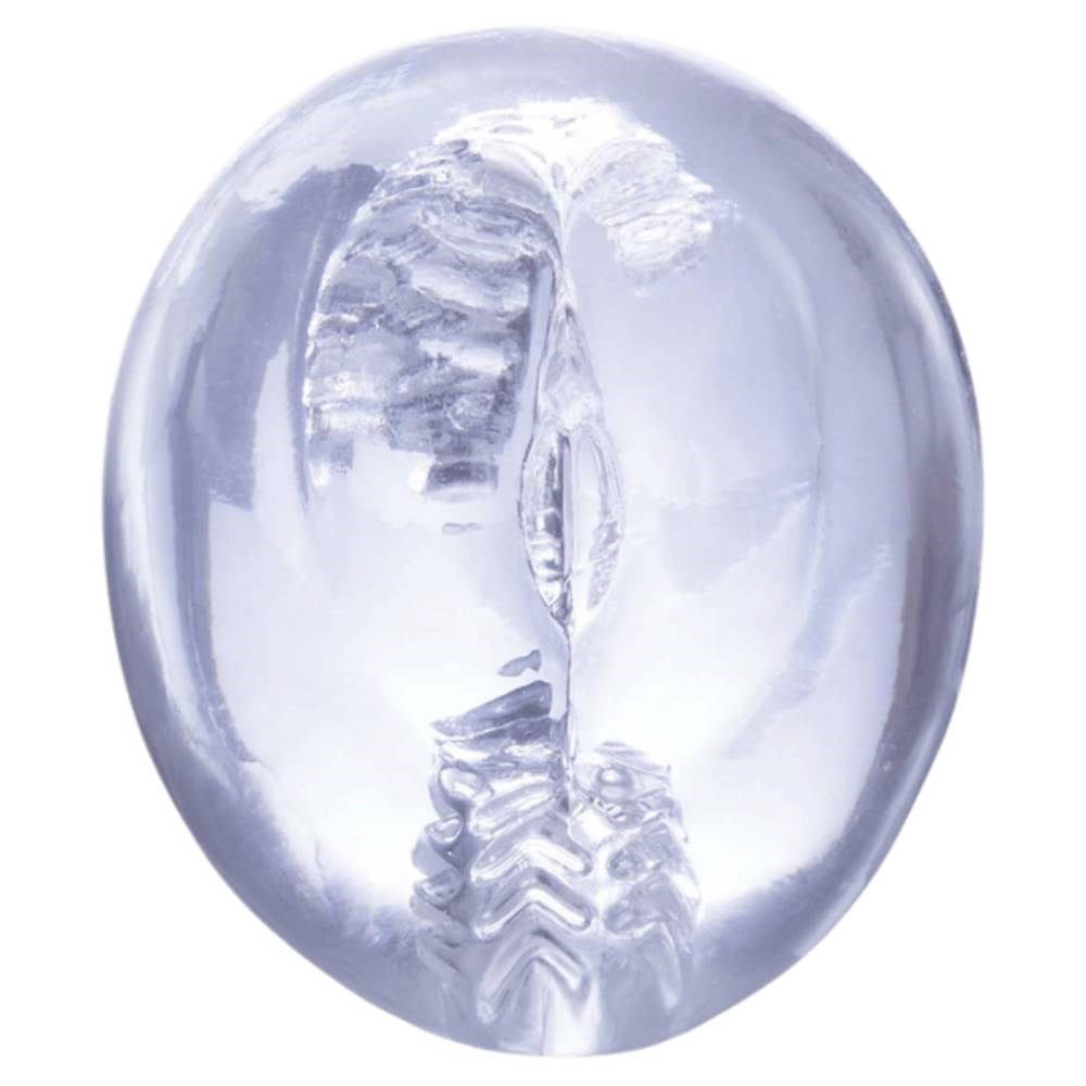 Cum On Pocket Jelly Transparent Mens Masturbator 3.5 Inches - Masturbators and Strokers
