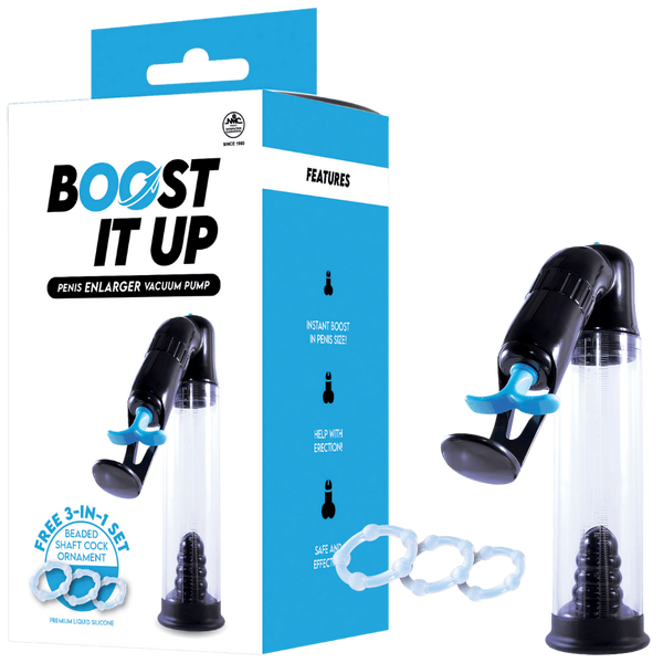 Boost It Up Male Penis Enlarger Vacuum Pump Device - Penis Pumps And Stretchers