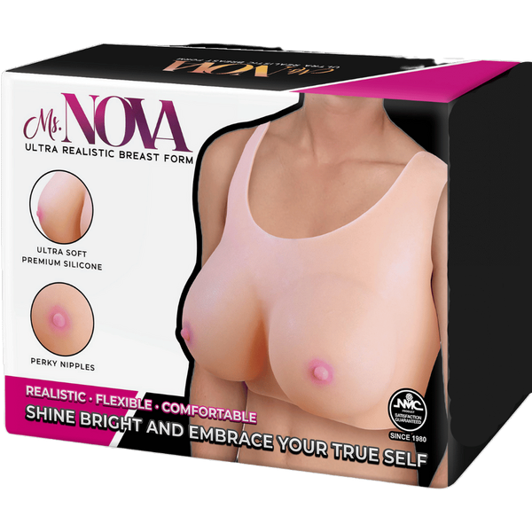 Ms. Nova Flexible & Comfortable Ultra Realistic Breast Form - Breast and Nipple Toys