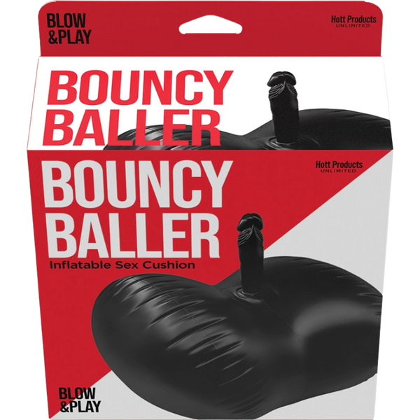 Hott Products Bouncy Baller Inflatable Dildo - Inflatable Dildos and Vibrators