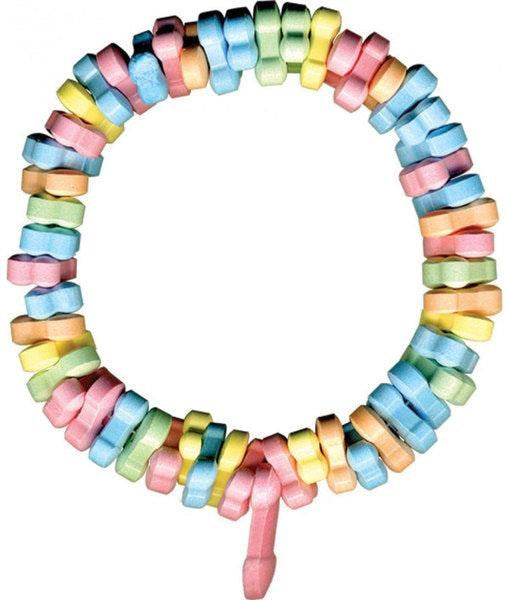 Hott Products Dicky Charms Edible Penis Candy Bracelet - Party Gifts and Novelties