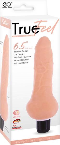 True Feel Ballsy Realistic Design Vibrating Dildo - Vibrating Dildos