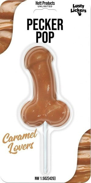 Hott Products Lusty Lickers Pecker Shaped Pop Candy - Party Gifts and Novelties