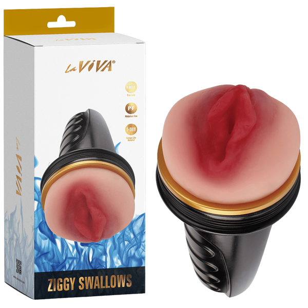 La Viva Ziggy Swallows Realistic Looking Mens Stroker - Masturbators and Strokers
