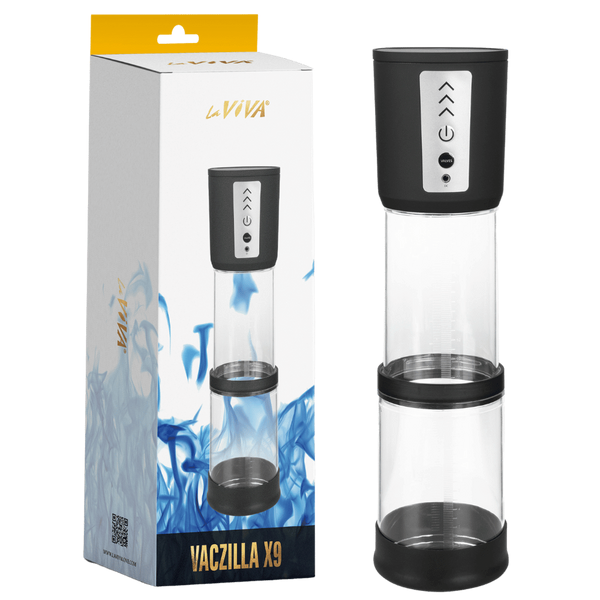 Vaczilla X9 USB Rechargeable Electronic Foldable Penis Pump - Penis Pumps And Stretchers