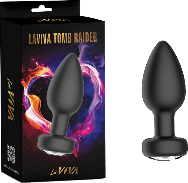 La Viva Tomb Raider App Control Butt Plug Black - Butt Plugs