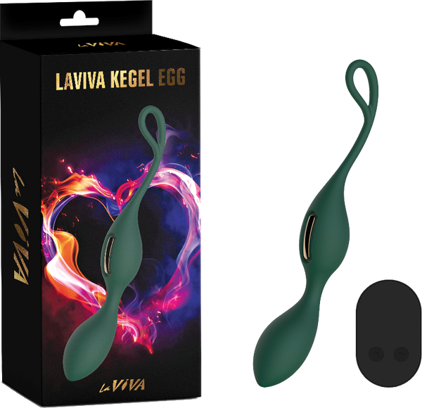 La Viva 7 Functions Kegel Egg With Remote Control Teal - Love Eggs and Kegel Exercisers