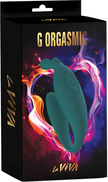 La Viva G-orgasmic 9 Function G Spot Vibrator Teal - G-Spot Vibrators