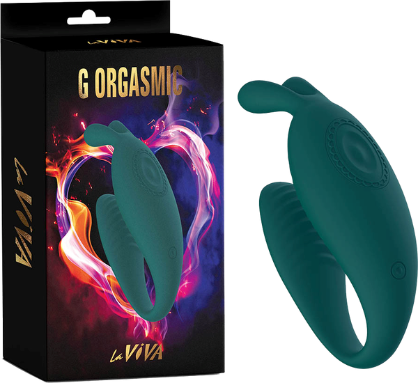 La Viva G-orgasmic 9 Function G Spot Vibrator Teal - G-Spot Vibrators