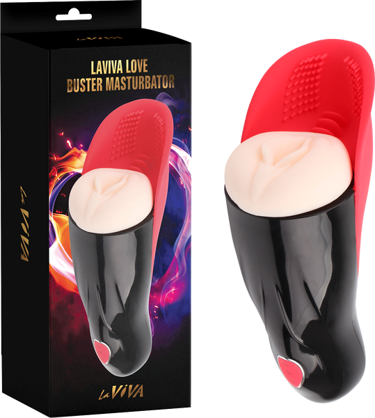 La Viva Love Buster Vibrating Male Masturbator - Masturbators and Strokers