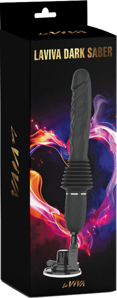 La Viva Dark Saber Multi Function Vibrating Dildo Black - Vibrating Dildos