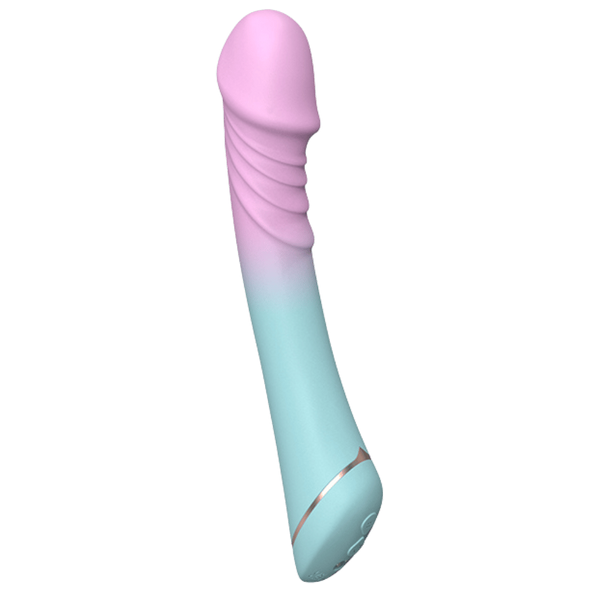 La Viva Rosetta Rechargeable Waterproof G Spot Vibrator Pink / Blue - G-Spot Vibrators