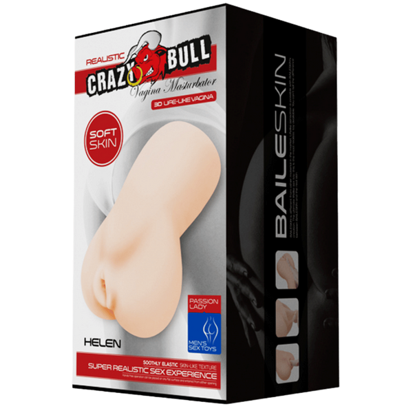 Crazy Bull Helen Realistic Vagina Male Masturbator Flesh - Masturbators and Strokers