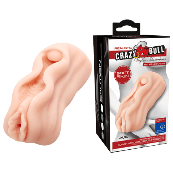 Crazy Bull Ava Vagina Realistic Mens Masturbator Flesh - Masturbators and Strokers