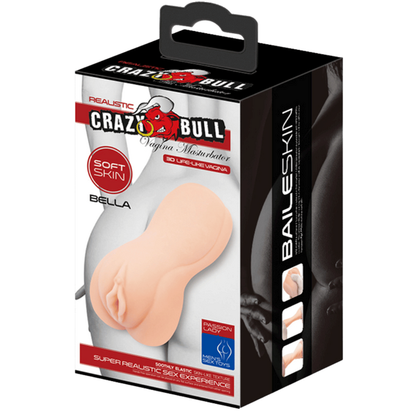 Crazy Bull Bella Realistic Vagina Male Masturbator Flesh - Masturbators and Strokers