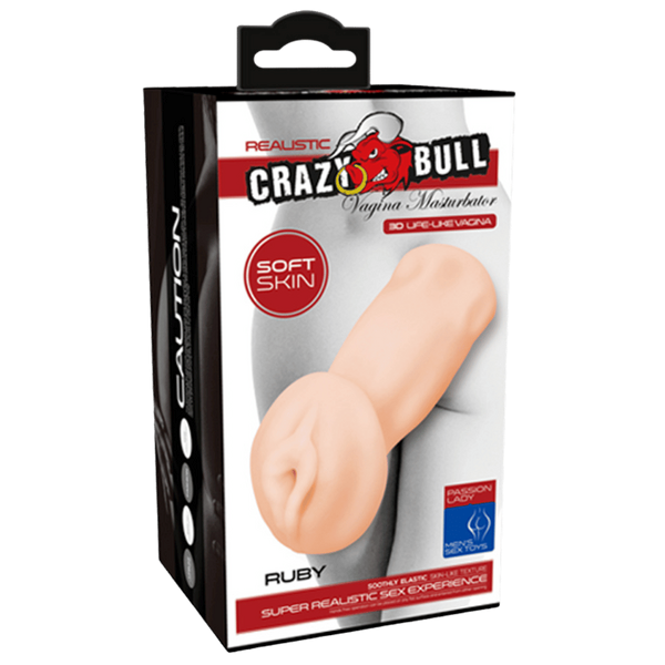 Crazy Bull Ruby Realistic Feel Vagina Masturbator Flesh - Realistic Butts And Vaginas